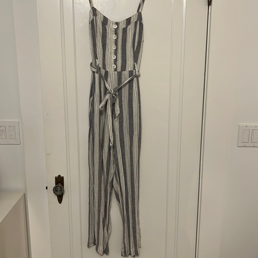 Rails medium striped jumpsuit